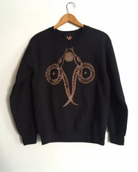 Image 1 of PREORDER FOR SILKSCREENED EMBRACING CHANGE <> limited edition hand dyed sweatshirt 