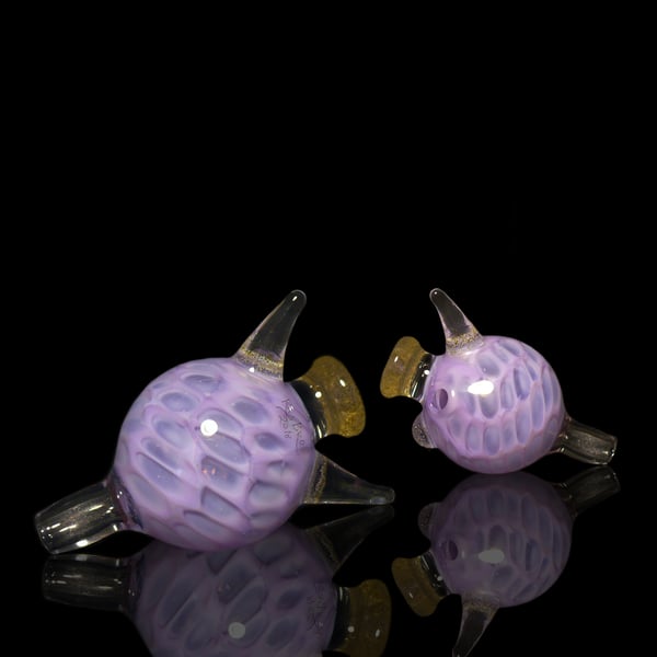 Image of purple honeycomb
