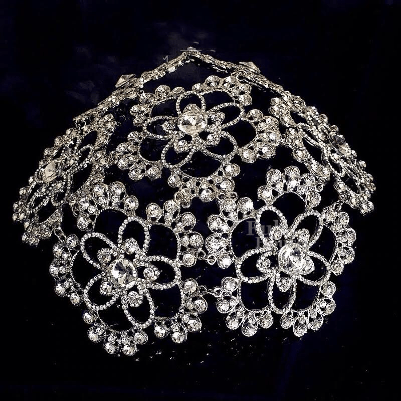 Image of CRYSTAL  LACED CAP 