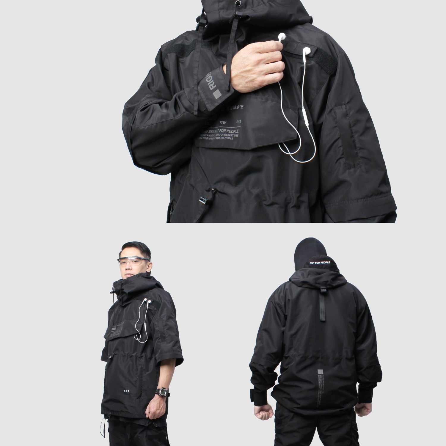 Image of EEZ x NFP BLCK Anorak Jacket