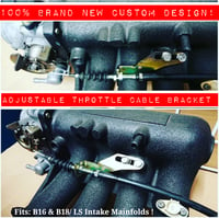 Image 1 of Brand New Throttle Cable Bracket B16 & B18 / LS NonVtec