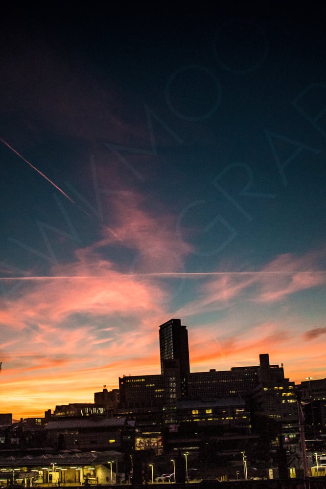 Image of Burning Sheffield Sunset