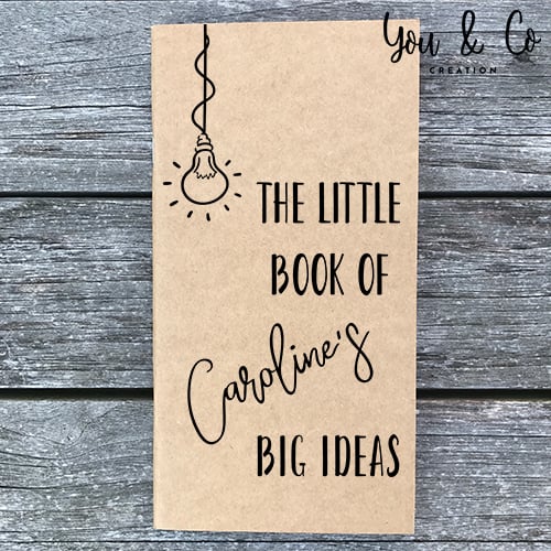 Image of Carnet "The little book of big ideas" personnalisable