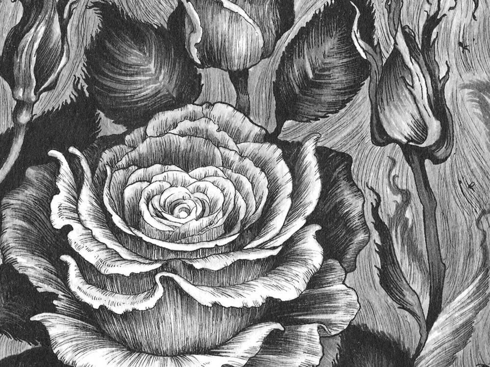 Image of Rose Overgrowth Print