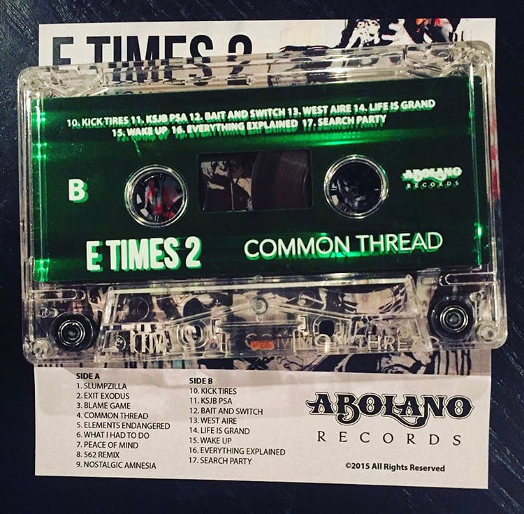 Image of E TIMES 2 (EX2) - COMMON THREAD (cassette)