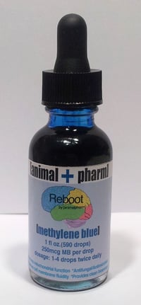 Image 2 of METHYLENE BLUE LIQUID W/DROPPER (590 DROPS PER 1OZ BOTTLE)