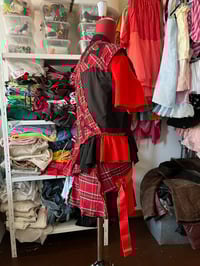 Image 3 of amor dress-blazer tartán