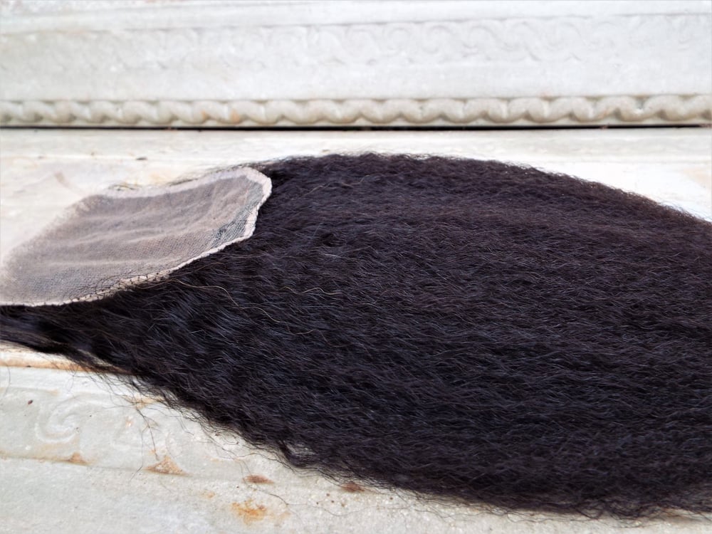 Image of South East Asian Afro Kinky Straight Lace Closures and Frontals