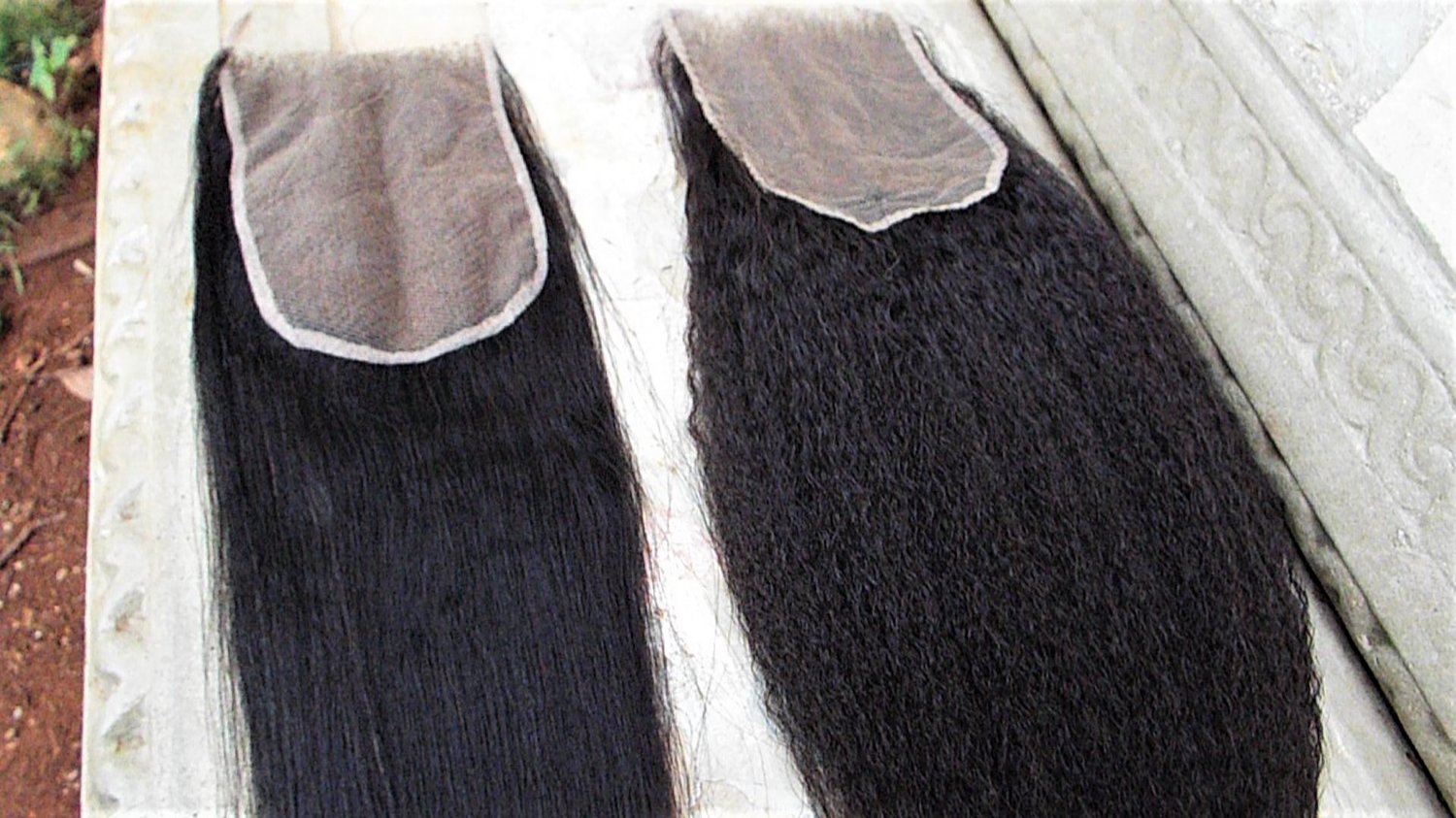 Image of South East Asian Afro Kinky Straight Lace Closures and Frontals