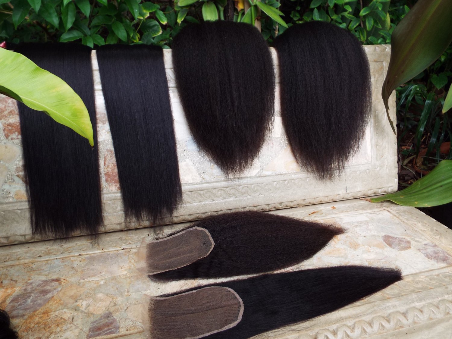 Image of South East Asian Afro Kinky Straight Lace Closures and Frontals