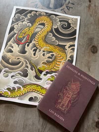 Image 1 of snake painting plus book