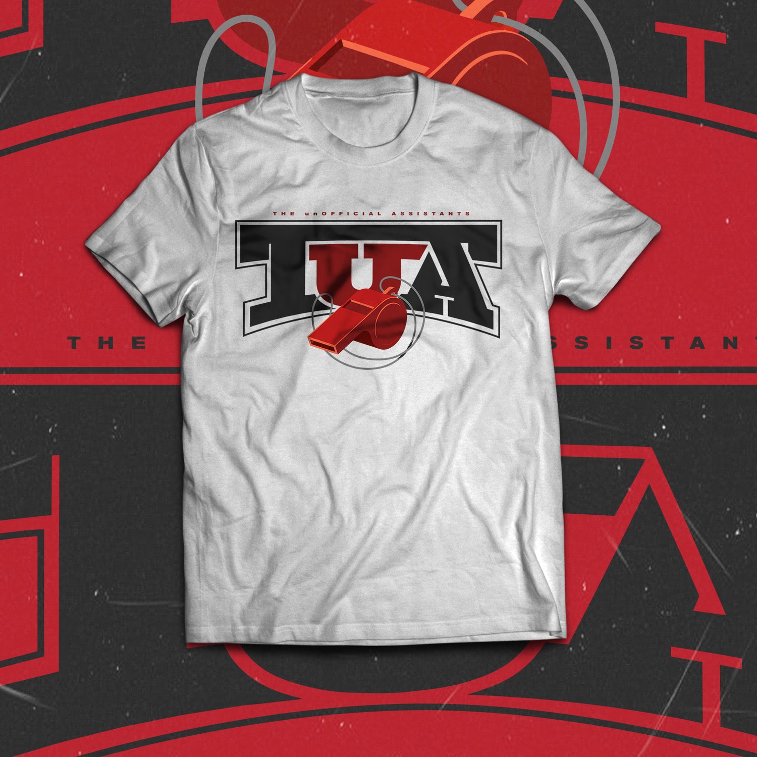 Image of The unOFFICIAL Assistants Logo Tee (White)