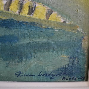 Image of 'Spring in Paris 1949,' Oil Painting, Fabian Lundqvist