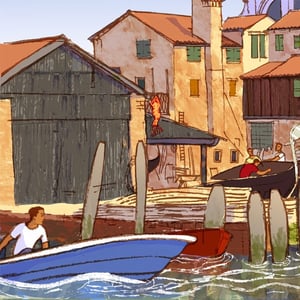 San Treviso Boatyard, Venice