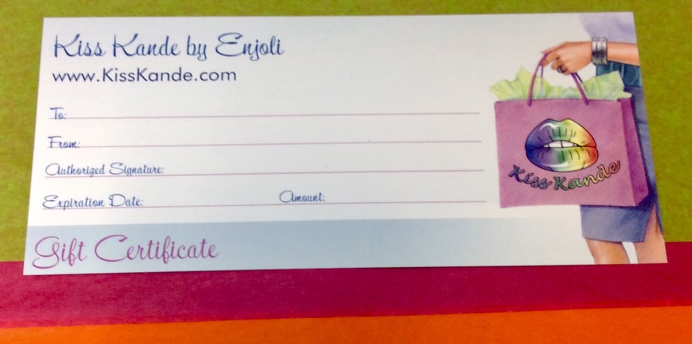 Image of KissKande Gift Certificate