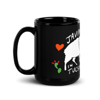 Image 5 of “Javin’ a good time” Black Mug