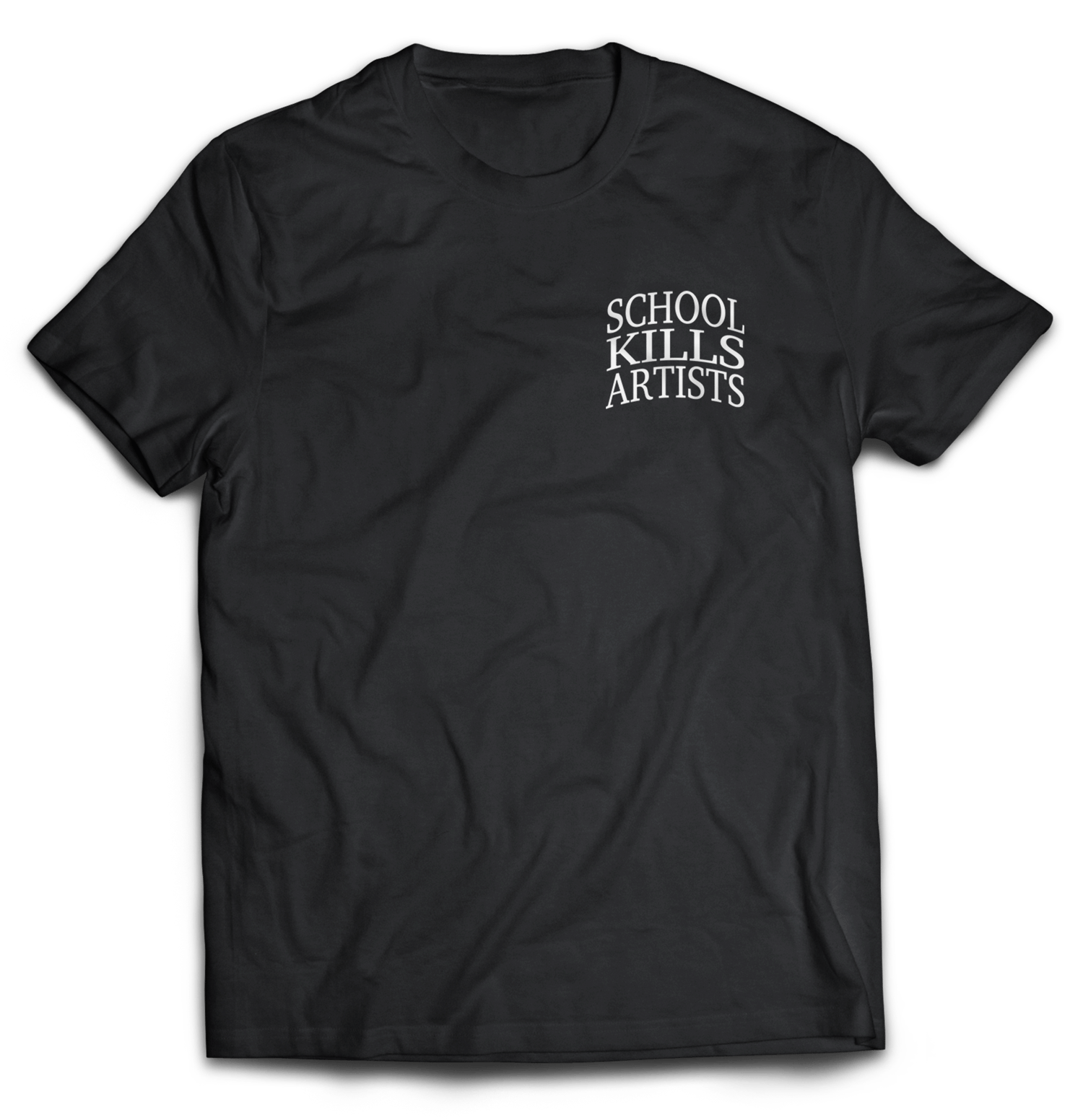 Image of School Kills Artist "Original" (Black) - Tshirt Embroidered