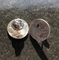 Image 2 of Buffalo Nickel Skull Cuff Pins