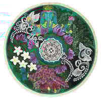 "Spiritual Opening" - Bali Bliss Textile Meditation Mat with fringe