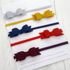 SET OF 5 -  2.5" Small Bow Set Headbands or Clips