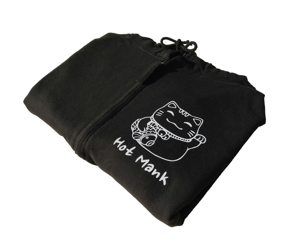 Image of Hot Mank Money Cat Hoodie - Black
