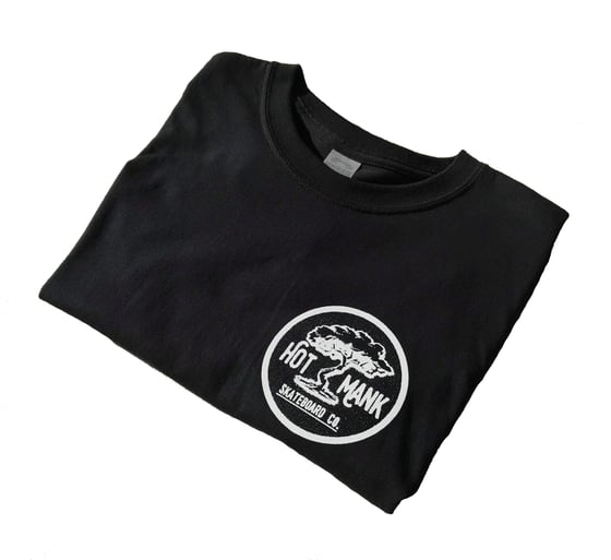 Image of Hot Mank Tree Logo T-shirt  - Black