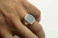 Image 3 of Cuttlebone Inlay Ring