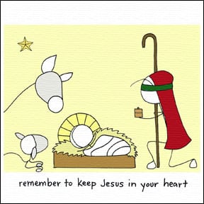 Image of remember to keep Jesus in your heart