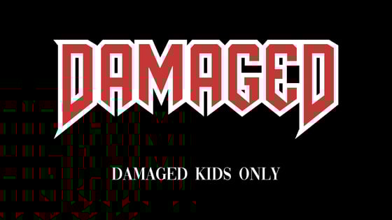 Image of Original DAMAGED sweatshirt (black)