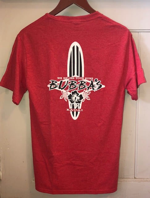 Red Surf Tee | BubbaMerch