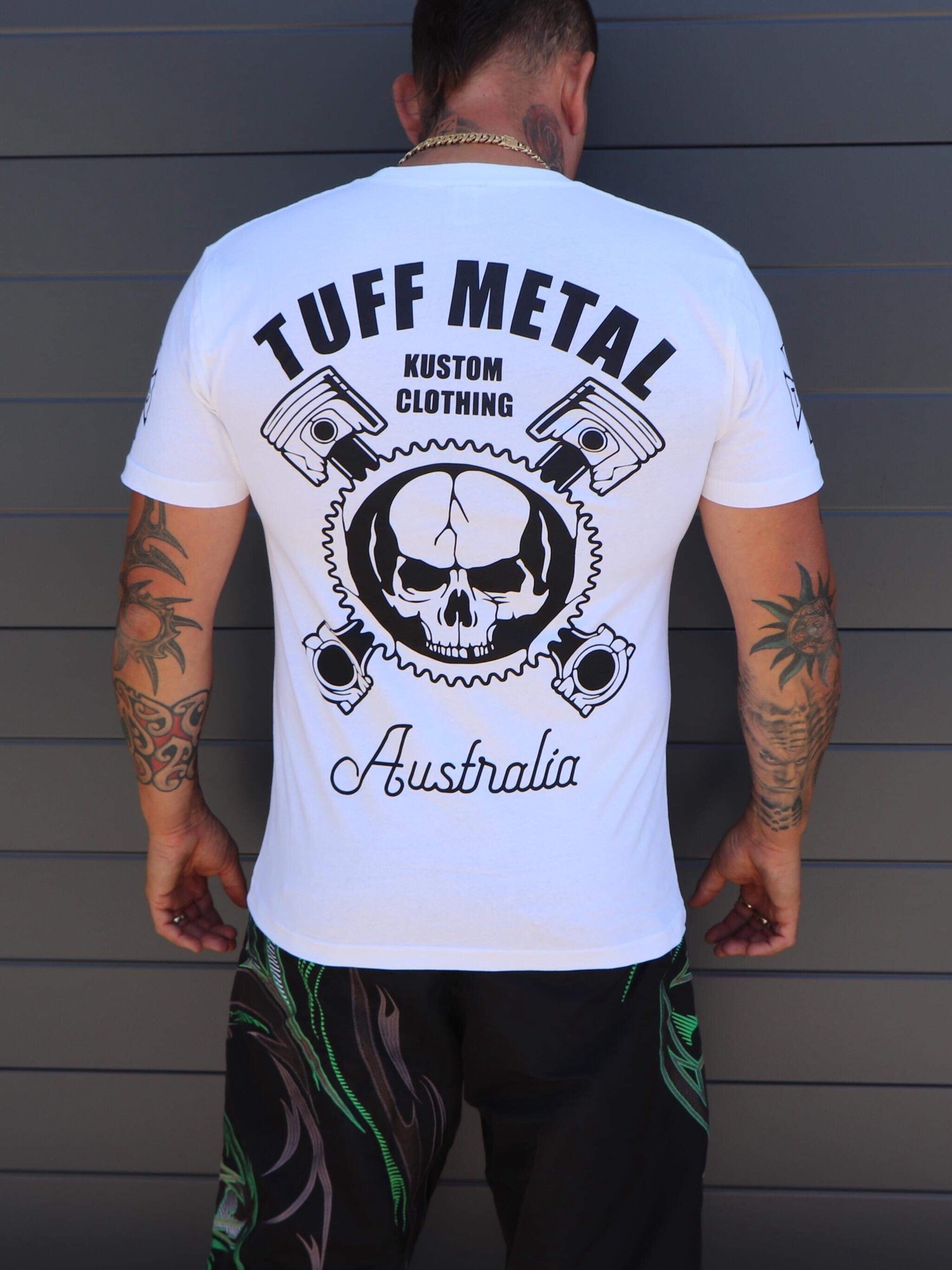 Image of "AUSTRALIA" WHITE TEES 