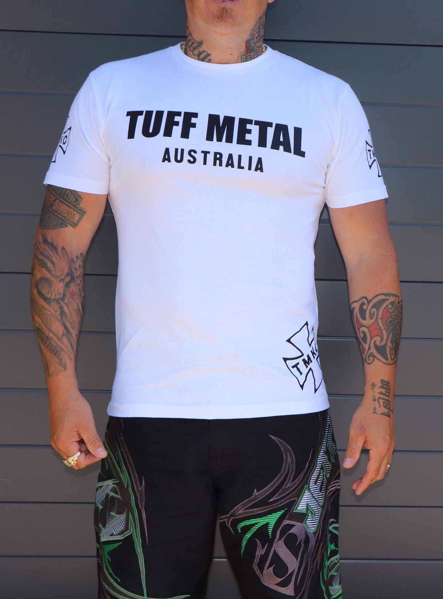 Image of "AUSTRALIA" WHITE TEES 