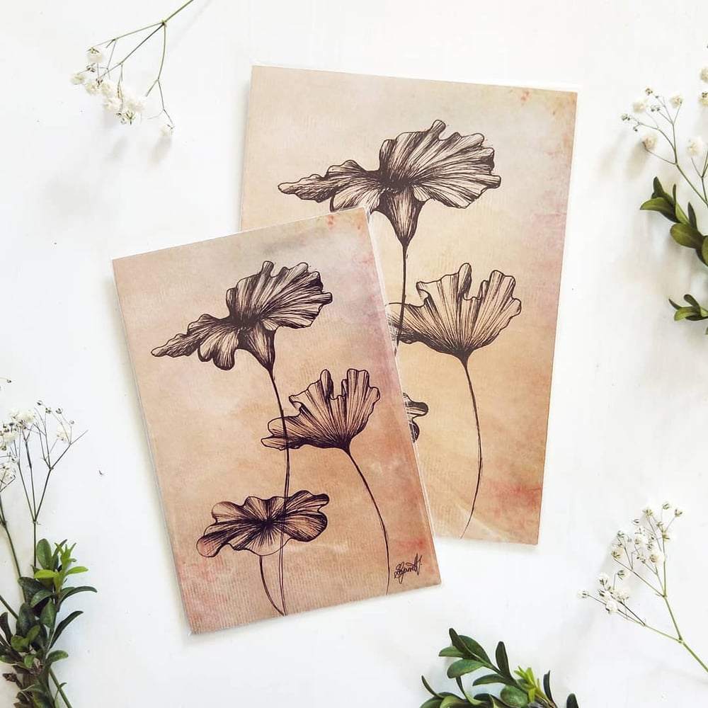 Image of Foliage Ink Drawings - Art Print