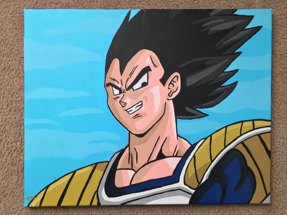 Image of Vegeta Painting
