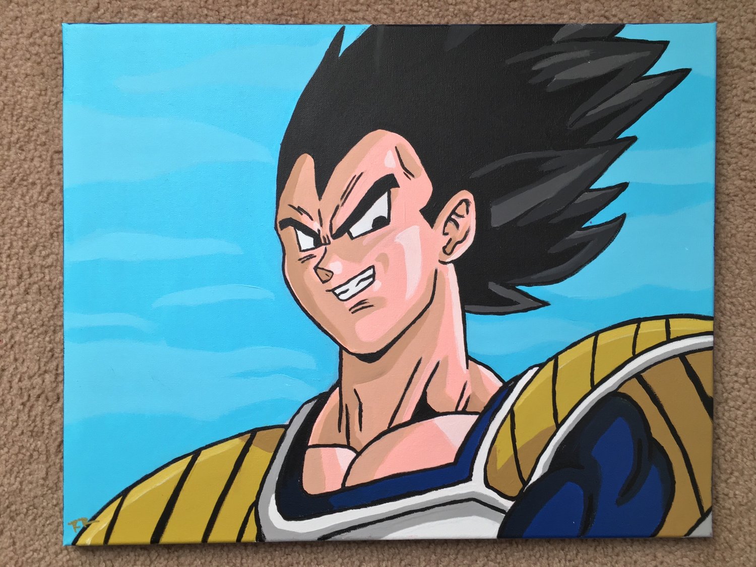 Image of Vegeta Painting