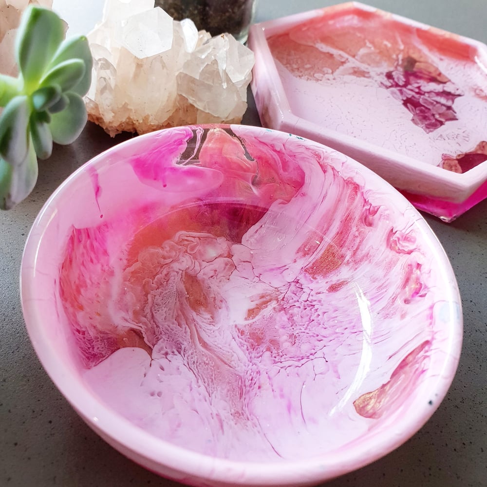 Image of Pre-Order - Candy Floss Trinket Bowl & Tray Set