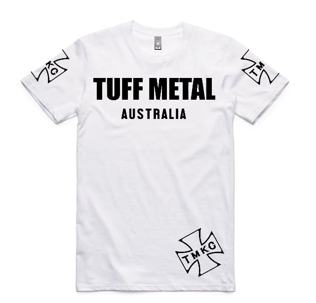 Image of "AUSTRALIA" WHITE TEES 