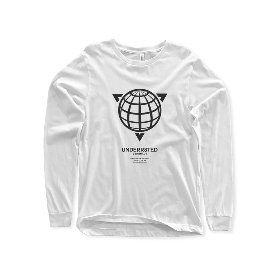 Image of THE WORLD IS YOUR LNG SLEEVE TEE