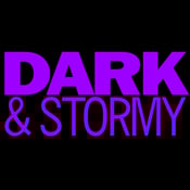 Image of Dark and Stormy purple logo shirt