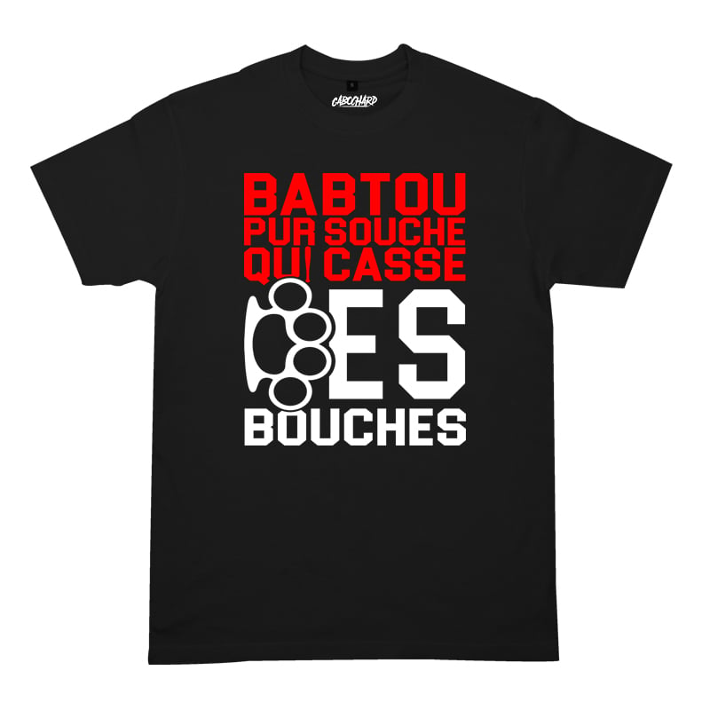 Image of TEE-SHIRT - BABTOU PUR SOUCHE BICOLORE