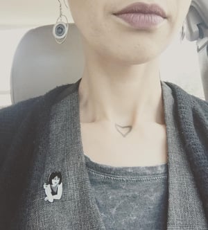 Image of Smokin’ Haute Siouxsie Enamel Pin