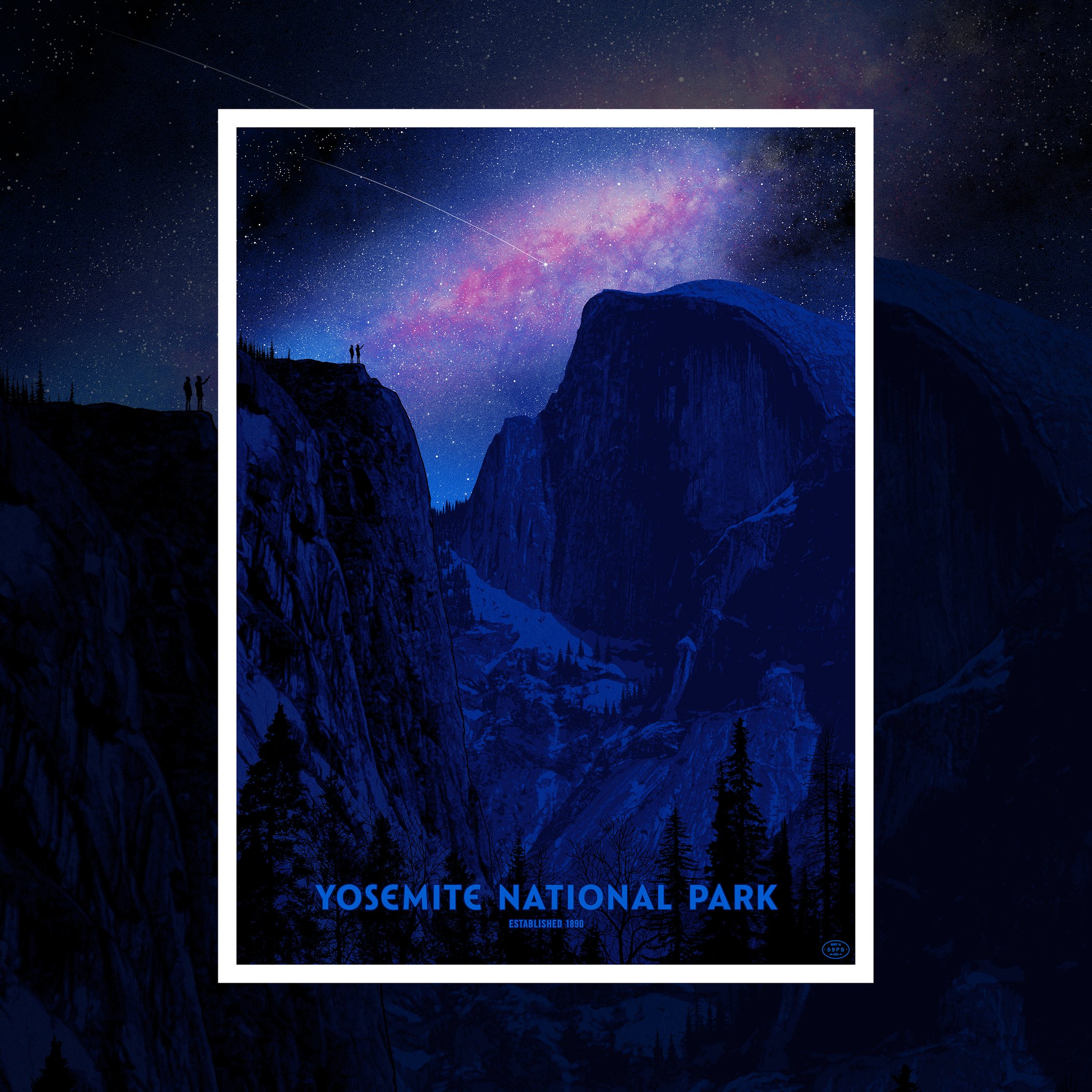 Yosemite National Park Poster | DAN McCARTHY