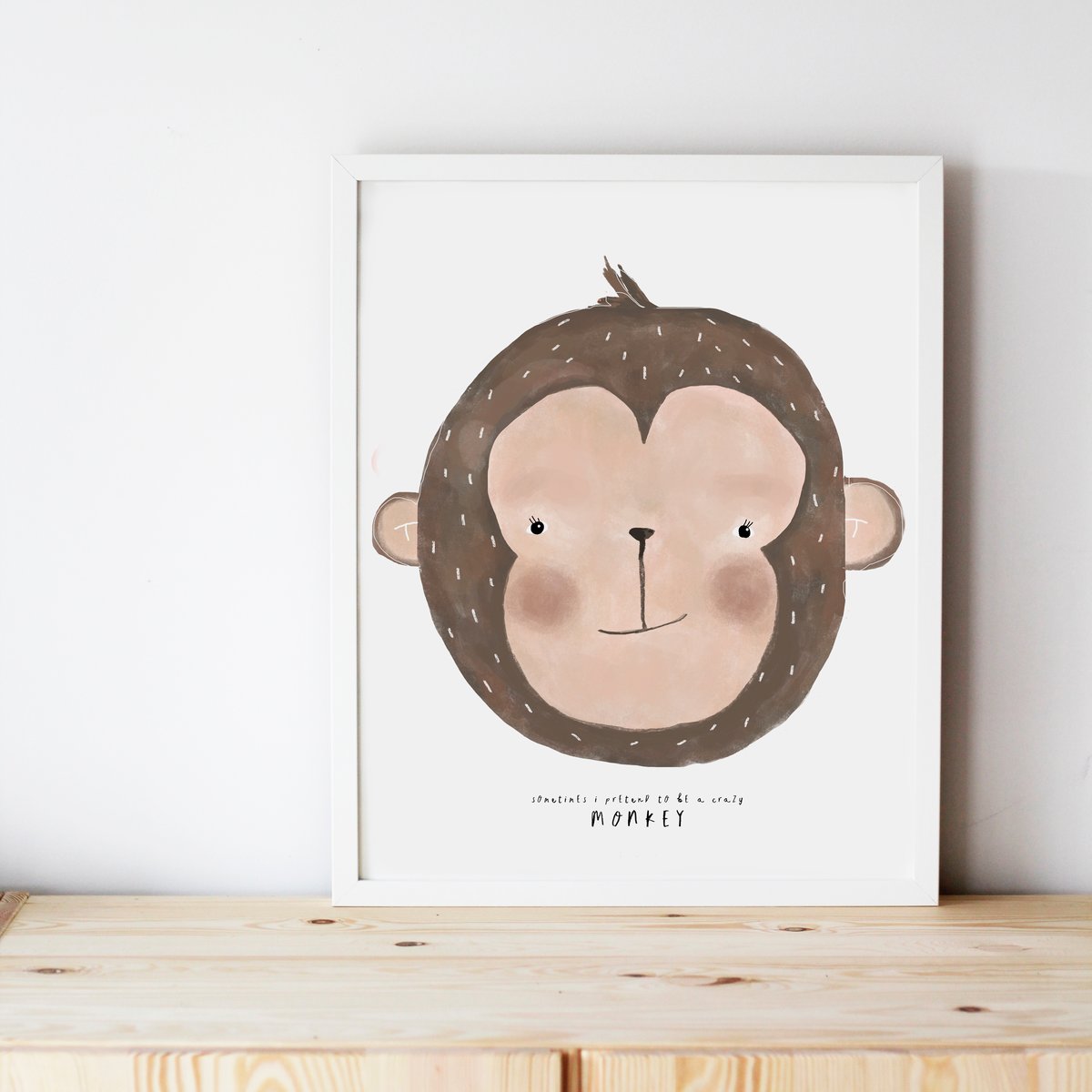 MONKEY ILLUSTRATION / VIOLETA COR.DE.ROSA