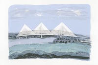 Queensferry Crossing screen print