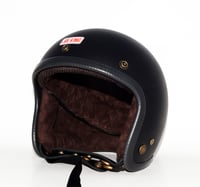 JK 400 Matte Black & Dark Brown Quilted Suede