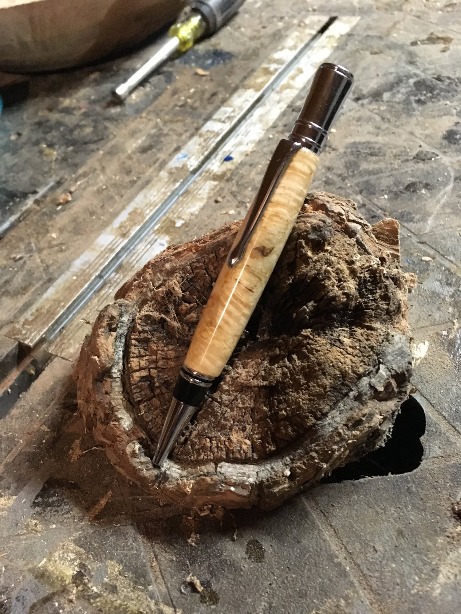Image of Box Elder Burl Twist Pen