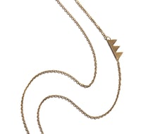 Image 2 of 14k Classic Teeth Necklace