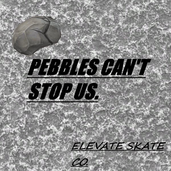 Image of PEBBLES CAN'T STOP US STICKER.