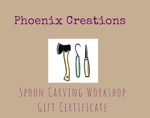 Image of Spooncarving Workshop Gift Certificate 