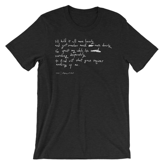 Image of "One" Handwriting Shirt